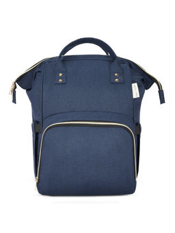 Haus & Kinder - Navy Blue Chic Diaper Bag for New Parents (Capacity - 20L)
