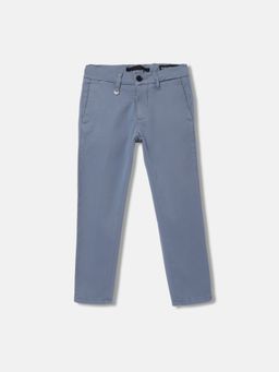Antony Morato - Boys Blue Solid Skinny Fit Mid-Rise Trouser