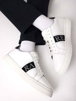 Rare Rabbit - Galileo Blue and White Sneakers