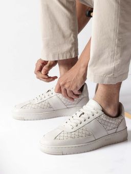 Rare Rabbit - Galileo Stellar Ivory Sneakers