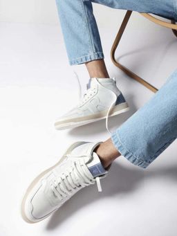 Rare Rabbit - Nebula White Sneakers