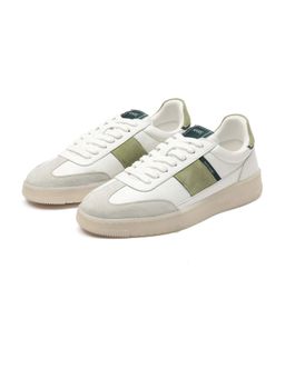 Rare Rabbit - Sirius Sage Green and White Sneakers