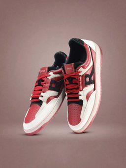 Rare Rabbit - Voyage Red Dual Tone Sneakers