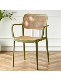 The Artment - Retro Green Chair Witharm Mid-Century Modern Chair