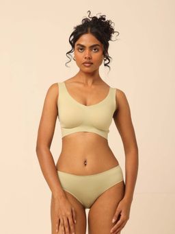 Krvvy - Low Rise Seamless Bikini Briefs for Women