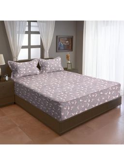 Swayam - Floral Multi-Color Double Bedsheet with 2 Pillow Cover