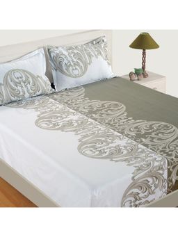 Swayam - Ethnic Multi-Color Bedsheet with 2 Pillow Cover