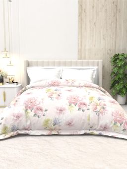 the White Moss - Soft Touch Bed Winter Comforter Pink