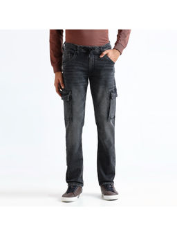 Pepe Jeans - Black Mid Rise Tapered Jeans