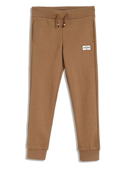 Tommy Hilfiger - Boys Brown Solid Joggers