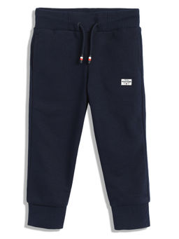 Tommy Hilfiger - Boys Navy Blue Solid Joggers