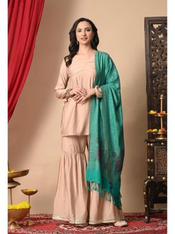 Mizash - Women Fine Wool Ethnic Weave Soft Warm Stole