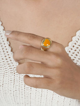 Joker and Witch - Joker & Witch I Heart Orange Colour Pop Ring