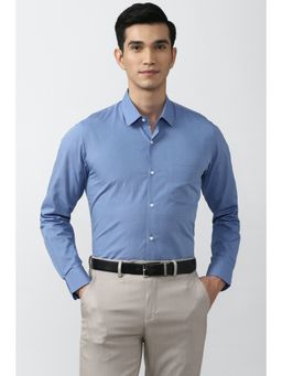 Peter England - Men Blue Slim Fit Formal Shirt