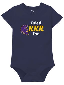 Zeezeezoo - Boys Navy Blue Printed Onesies