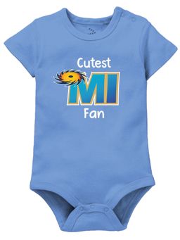 Zeezeezoo - Boys Blue Printed Onesies