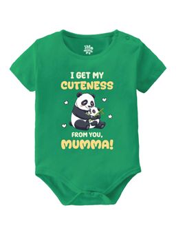 Baby Buzz - Boys Green Printed Onesies