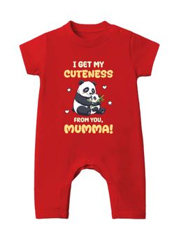 Baby Buzz - Boys Red Printed Romper