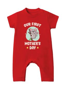 Baby Buzz - Boys Red Printed Romper