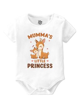 Baby Buzz - Boys White Printed Onesies