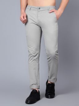 Cantabil - Men Light Grey Trouser