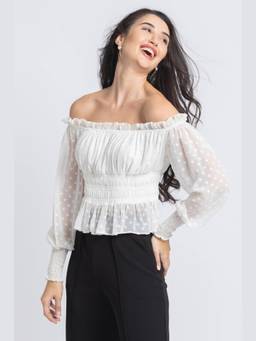 JULO - Snowflake White Top