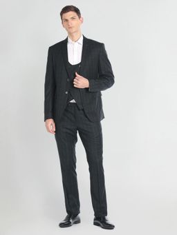 Arrow - Dobby Waistcoat Three Piece Suit (Set of 3)