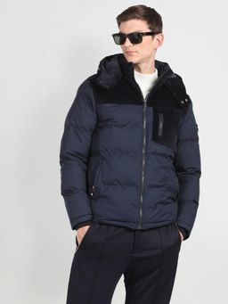 Arrow Sports - Solid Long Sleeves Hooded Jacket