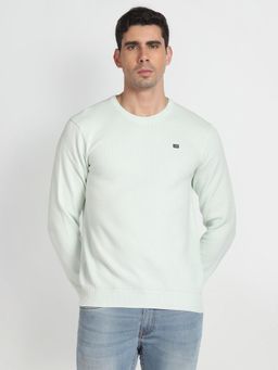 Arrow Sports - Crew Neck Pattern Knit Sweater
