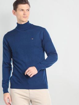 Arrow Sports - Turtleneck Acrylic Wool Sweater