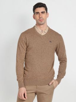 Arrow Sports - V-Neck Heathered Sweater