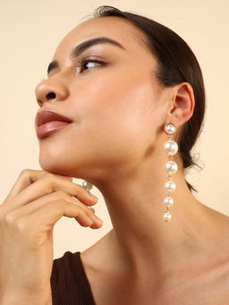 Sohi - Pearl Statement Drop Earrings