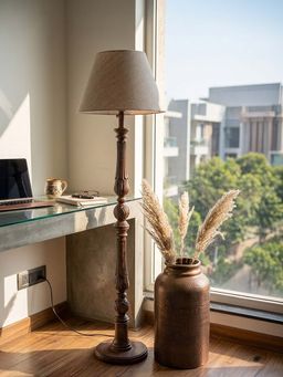 Fabindia - Honor Floor Lamp Without Shade