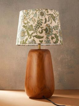 Fabindia - Natural Noorani Wooden Table Lamp