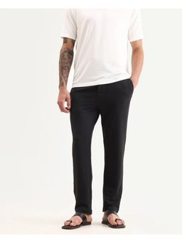 Rare Rabbit - Black Stretchable with Side Pockets Pajama