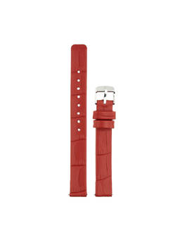 Titan - 10 mm(1.0cm) Red Genuine Leather Strap for Women Nf113102010Sq-P