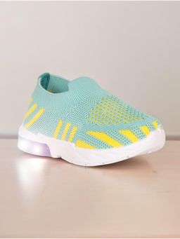 Lil Lollipop - Unisex Casual Slip On Shoes with Led Light - Green