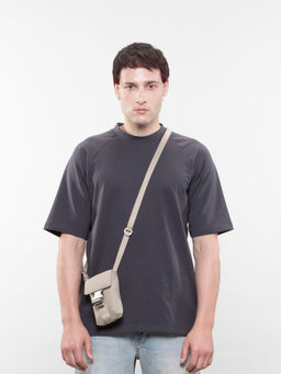 PANGOLIN - Charcoal Oversized Men T-Shirt