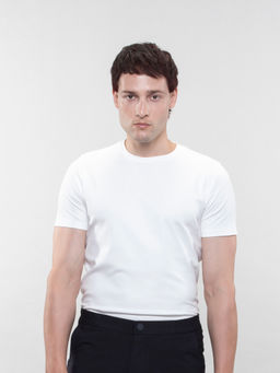 PANGOLIN - White The Crew Neck T-Shirt