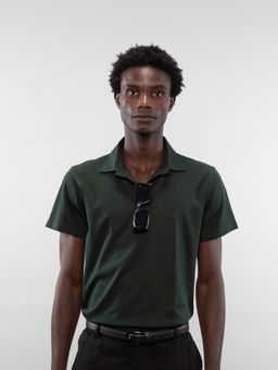 PANGOLIN - Green Lifestyle Polo T-Shirt