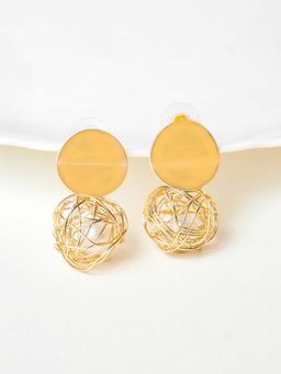 VIRAASI - Gold Plated Drop Earrings