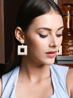 Odette - Women White Metal Earrings
