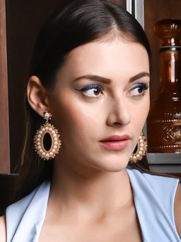 Odette - Women Gold Metal Earrings