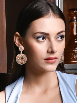 Odette - Women Gold Metal Earrings