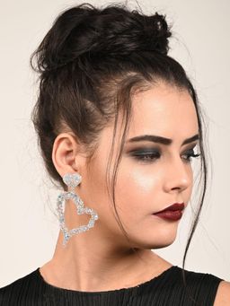 Odette - Women Silver Metal Earrings