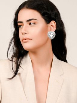 Odette - Women Silver Metal Earrings