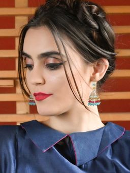 Odette - Women Multi-Color Jhumkas