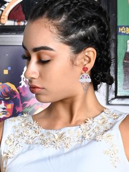 Odette - Women Multicolour Metal Earrings