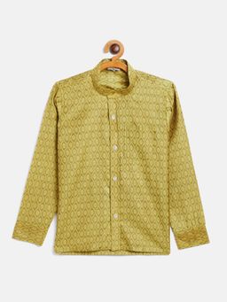 Vastramay - Boys Yellow Ethnic Shirt