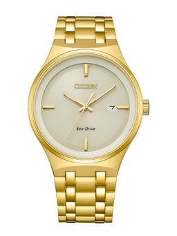 Citizen - Axiom Eco-Drive Champagne Dial 4.1 cm Men Watch - BM7652-52P (M)